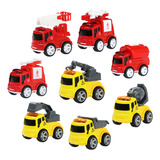 Mini Coches U Para Niños Con Motor De Fricción De Metal Push