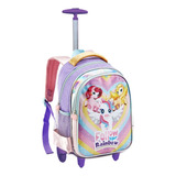 Mochila Rodinha Infantil Meninas Unicornio