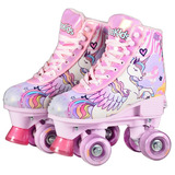 Patin Patines Unicornio Tipo Bota, Talle Regulable. Bipo