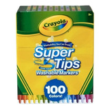 Crayola Super Tips 100 Plumones De Colores Diferentes Nuevos