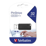 Pendrive Verbatim 32 Gb Slider Black 2.0 X1 U