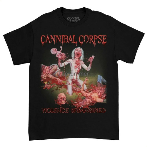 Camiseta Cannibal Corpse Ccvr Violence Newjpg