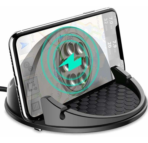 Beasyjoy Cargador Inalámbrico De Coche De 10 W Qi De Carga R