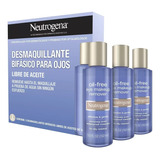 3 Pack Neutrogena Desmaquillante Bifásico Oil Free 162ml Cu