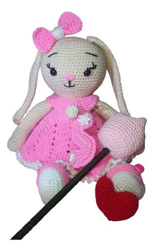 Guapa Y Hermosa Coneja, En Estilo Amigurumi Tejido Crochet