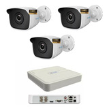 Dvr 04 Canais Hilook / Hikvision + 03 Cameras + Brinde