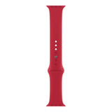 Correa De Silicona Apple Watch 42mm 44mm Rojo