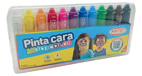 Pinta Caritas 12 Colores Artel