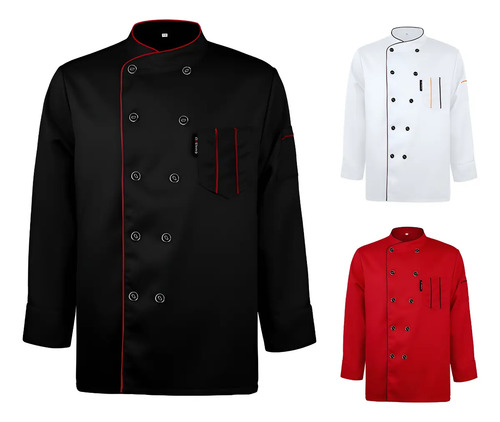 Filipina Chef Transpirable Suaveusable Manga Largas Uniforme | MercadoLibre
