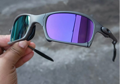 Oculos De Sol Juliet Mandrak G28k Metal Squared Pinado Ruby