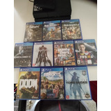 Playstation 4 Fat+ 10 Jogos + Hd De 2tb Apenas; 3000$