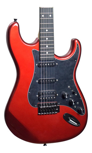 Guitarra Tagima Sixmart Strat Com Efeitos Candy Apple Red
