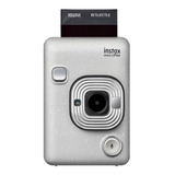Cámara Fujifilm Instax Mini Liplay Híbrida Stone White
