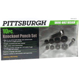 Kit Sacabocados De 10 Pzas Manual Abrehuecos Knockout Punch