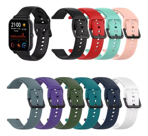 Malla Correa Pulsera Amazfit Bip Lite Gts 2 E Mini Gtr 42 47