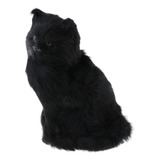 Cn Juguete De Peluche Modelo Animal Gato Negro