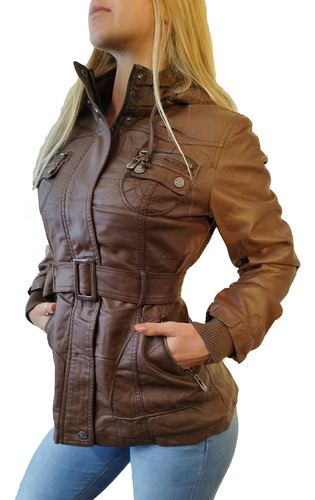 Campera Cuero E. Mujer Tmill Importada