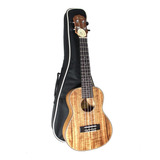 Ukulele Kalani Concerto 24 Kayke Kal 330 Ck Koa Elétrico Bag