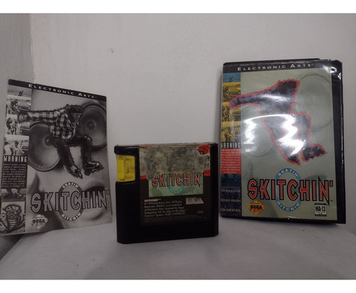 Skitchin Americana Fita Mega Drive/genesis C/caixa E  Manual