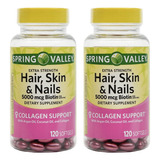 Hair, Skin & Nails 5,000 Biotin - Unidad a $1239