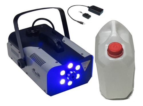 Maquina Humo 900w Led Cambio Color + Humo X 5 Lts Envio