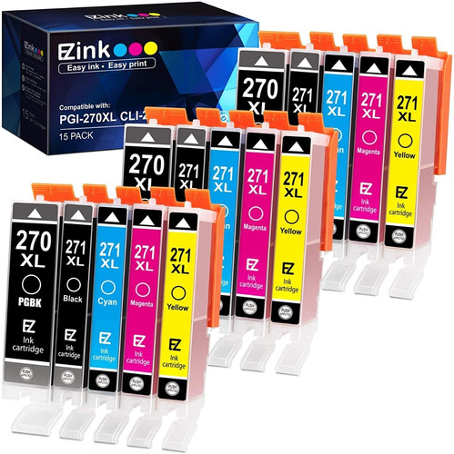 E-z Ink Reemplazo De Tinta Impresora Canon Pgi-270xl Cli-271