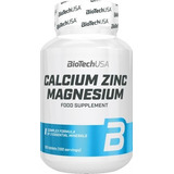 Calcium Zinc Magnesium Biotechusa 100 Tab Sabor Sin Sabor