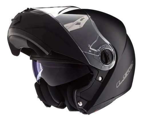 Casco Moto Ls2 370 Easy Solid Rebatible Doble Visor Vinker