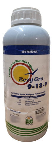 Fertilizante Arrancador Alto En Fosforo Eezy Gro 9-18-9 1 L
