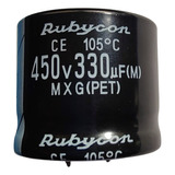 Capacitor Electrolítico 450v 330uf Rubycon 