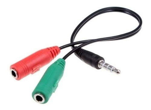 Cable Adaptador Divisor De Audio Mic Y Parlante Audífono