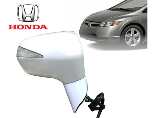 Retrovisor Derecho Para Honda Civic 2009 Con Luz Foto 3