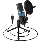 Microfono Usb Para Juegos Tonor Con Condensador De Ordenado