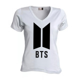 Camiseta Para Mujer Bts Kpop Dama Blusa Niña Piel De Durazno