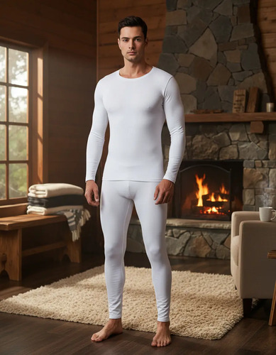 Conjunto De Ropa Interior Térmica Hombre Caliente Cómoda | Meses sin interés