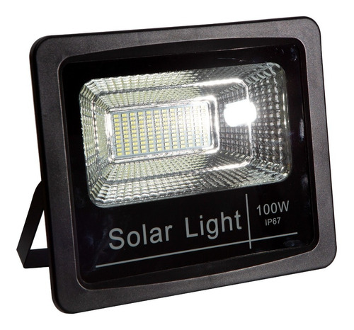 Lámpara Panel Solar Exterior Led 100w 6500k Luz Blanca Ip67