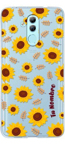 Funda Para Huawei Girasoles Para Mujer Con Tu Nombre