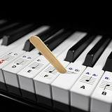 Pegatinas De Piano Para Llaves  Extraíble W Revestimiento De