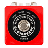  Pedal De Efecto Mooer Spark Distortion Para Guitarra Electrica Incluye Booster