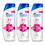 3 Shampoo Head & Shoulders 2 En 1 Suave Y Manejable 375ml