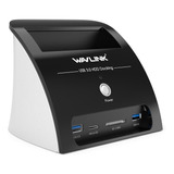 Wavlink Usb3.0 Sata Hdd Docking Station Lector De Tarjetas C