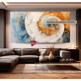Cuadro Abstracto Sala Comedor Canvas Grueso 140x70 Cbs5