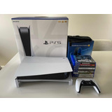 Ps5 Playstation 5 + Headset Sony + 9 Jogos Físicos