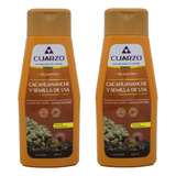 Shampoo Cuarzo Cacahuananche Y Semilla Uva 550ml, 2 Unidades