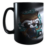 Taza Tazón Mágico Rocket Raccoon, Guardianes De La Galaxia