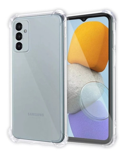 Funda Antigolpes Transparente Para Samsung + Vidrio Full 9d