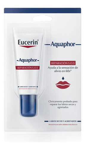 Aquaphor Labial Eucerin , Labios Partidos, Resecos. 