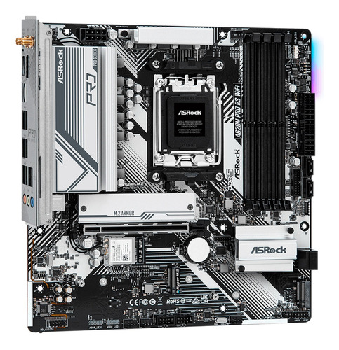 Tarjeta Madre Board Asrock A620m Pro Rs Wifi