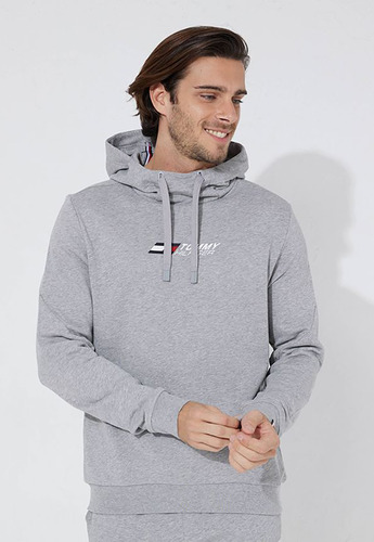 Polerón Hoodie Sport  Essential Gris Tommy Hilfiger