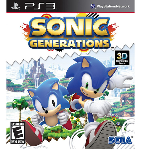 Sonic Generations Midia Fisica Ps3 - Loja Campinas-